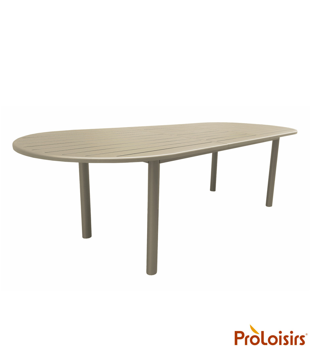 Table GENES 200/260 Coloris:Châssis Crème / Plateau Crème  Eco-participation :Prix de vente comprenant l' éco-participation de 3