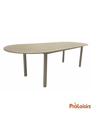 Table GENES 200/260 Coloris:Châssis Crème / Plateau Crème  Eco-participation :Prix de vente comprenant l' éco-participation de 3