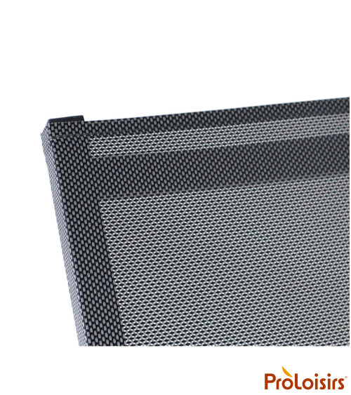 Lit de soleil pliant EDEN Coloris:Châssis Graphite / Assise Gris  Eco-participation :Prix de vente comprenant l' éco-participati
