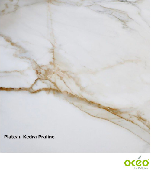 Table AMBER 180/240 Plateau Kedra®   Eco-participation :Prix de vente comprenant l' éco-participation de 10,00 € TTC Mode de liv