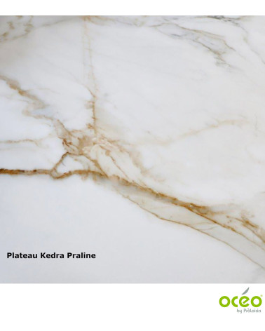 Table AMBER 180/240 Plateau Kedra®   Eco-participation :Prix de vente comprenant l' éco-participation de 10,00 € TTC Mode de liv
