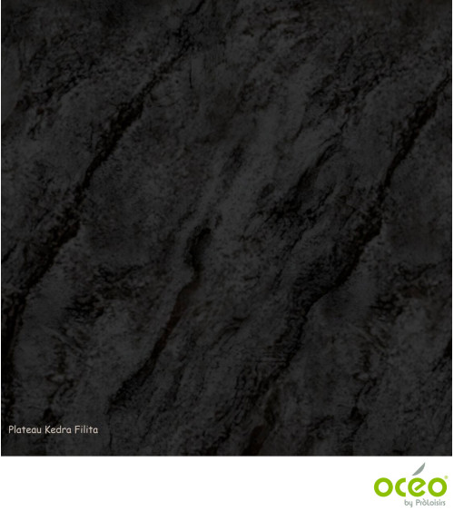 Table AMBER 180/240 Plateau Kedra® Coloris:Châssis Graphite/Plateau Kedra® Filita  Eco-participation :Prix de vente comprenant l