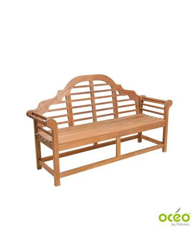 Banc LINZ Coloris:Châssis Teck / Assise Teck  Eco-participation :Prix de vente comprenant l' éco-participation de 2,10 € TTC Mod