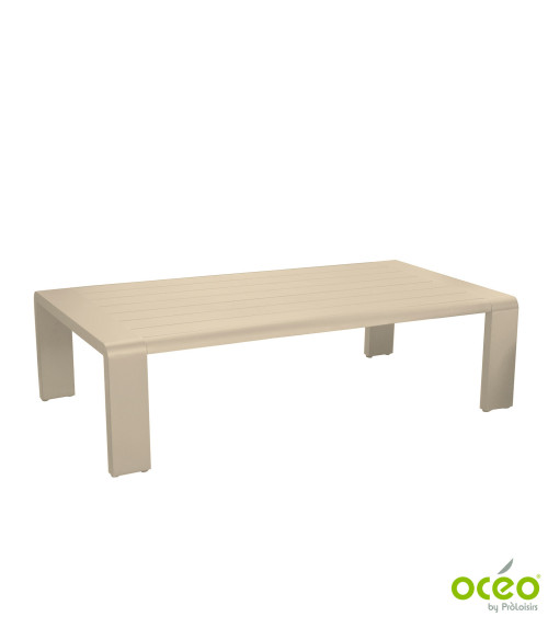 Table basse CORDOUAN Coloris:Châssis Crème / Plateau Crème  Eco-participation :Prix de vente comprenant l' éco-participation de 