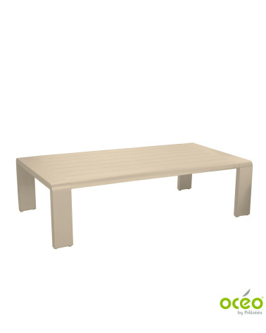 Table basse CORDOUAN Coloris:Châssis Crème / Plateau Crème  Eco-participation :Prix de vente comprenant l' éco-participation de 