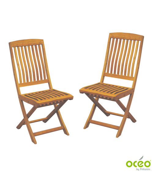 Chaise de jardin RIAS Coloris:Châssis Teck / Assise Teck  Eco-participation :Prix de vente comprenant l' éco-participation de 0,