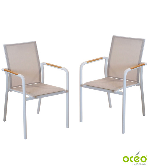 Fauteuil AROHA Coloris:Châssis Blanc/Assise Blanc  Eco-participation :Prix de vente comprenant l' éco-participation de 0,40 € TT