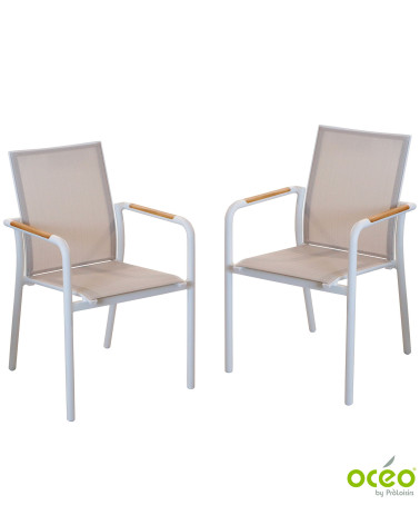 Fauteuil AROHA Coloris:Châssis Blanc/Assise Blanc  Eco-participation :Prix de vente comprenant l' éco-participation de 0,40 € TT