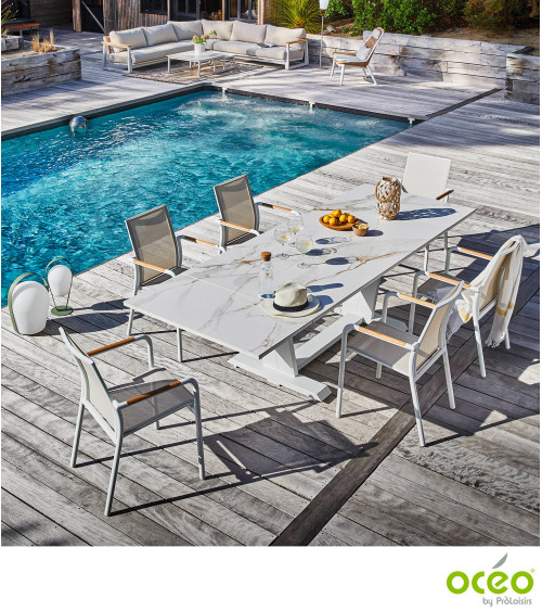 Fauteuil AROHA Coloris:Châssis Blanc/Assise Blanc  Eco-participation :Prix de vente comprenant l' éco-participation de 0,40 € TT