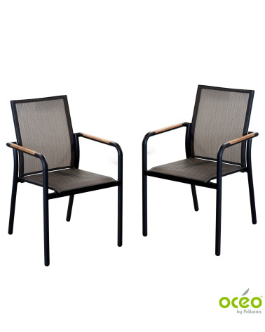 Fauteuil AROHA Coloris:Châssis Graphite / Assise Graphite  Eco-participation :Prix de vente comprenant l' éco-participation de 0