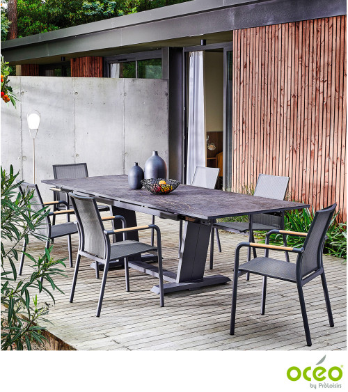 Fauteuil AROHA Coloris:Châssis Graphite / Assise Graphite  Eco-participation :Prix de vente comprenant l' éco-participation de 0