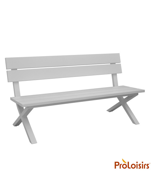 Banc CROSSWAY Coloris:Châssis Blanc/Assise Blanc  Eco-participation :Prix de vente comprenant l' éco-participation de 1,70 € TTC