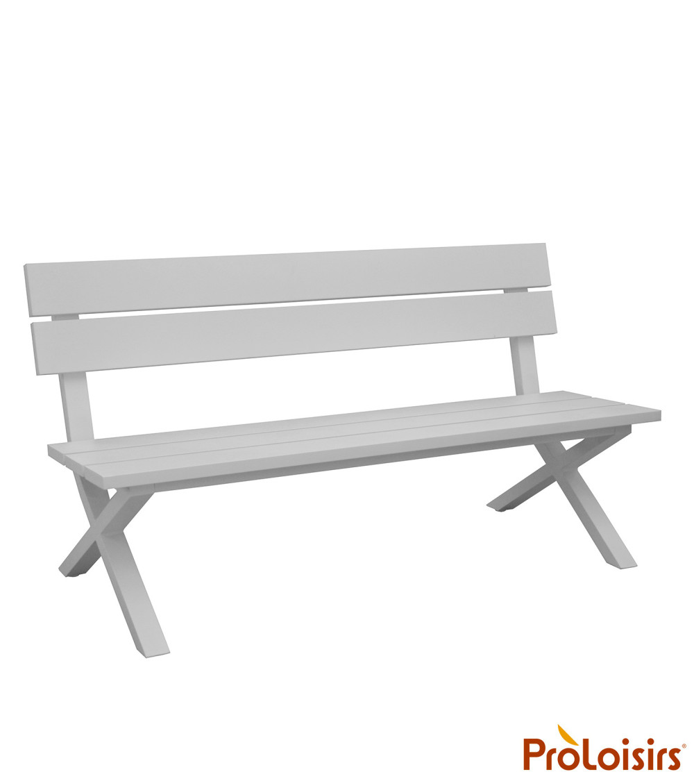 Banc CROSSWAY Coloris:Châssis Blanc/Assise Blanc  Eco-participation :Prix de vente comprenant l' éco-participation de 1,70 € TTC