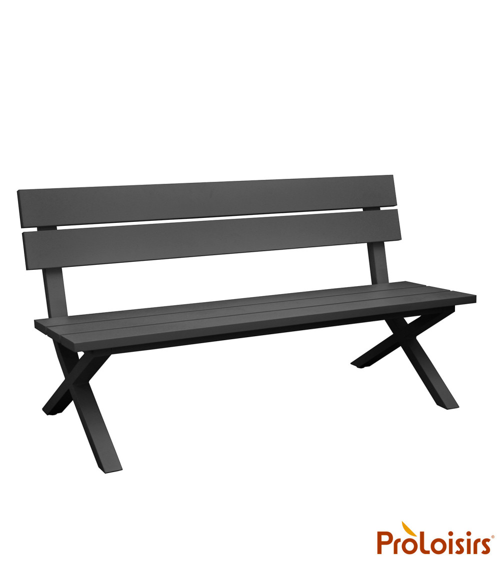 Banc CROSSWAY Coloris:Châssis Graphite / Assise Graphite  Eco-participation :Prix de vente comprenant l' éco-participation de 1,