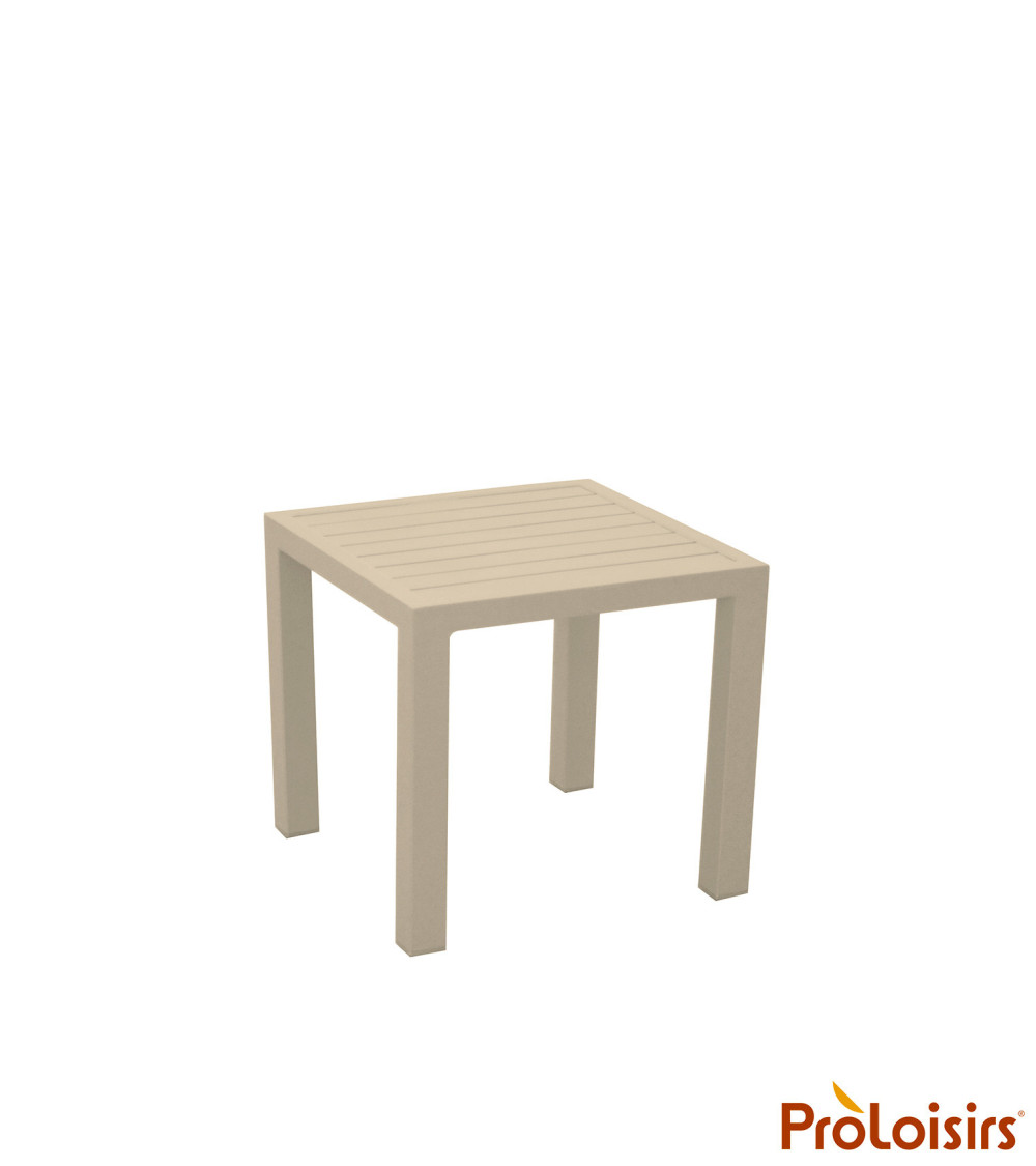 Table basse LOU Coloris:Châssis Crème / Plateau Crème  Eco-participation :Prix de vente comprenant l' éco-participation de 0,30 