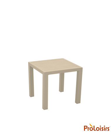 Table basse LOU Coloris:Châssis Crème / Plateau Crème  Eco-participation :Prix de vente comprenant l' éco-participation de 0,30 