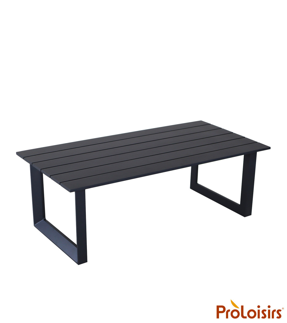 Table basse PRADO Coloris:Châssis Graphite / Plateau Graphite  Eco-participation :Prix de vente comprenant l' éco-participation 