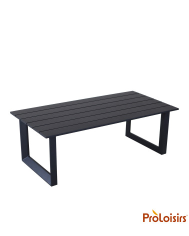 Table basse PRADO Coloris:Châssis Graphite / Plateau Graphite  Eco-participation :Prix de vente comprenant l' éco-participation 