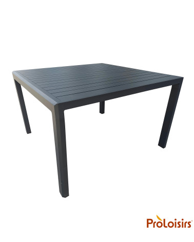 Table mi-haute PRADO Coloris:Châssis Graphite / Plateau Graphite  Eco-participation :Prix de vente comprenant l' éco-participati