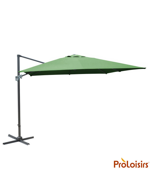 Parasol déporté NH 3x3 Coloris:Mât Grey / Toile Amande  Eco-participation :Prix de vente comprenant l' éco-participation de 0,14