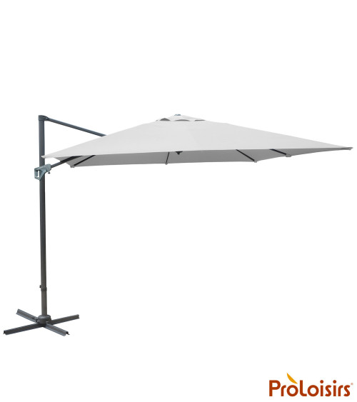 Parasol déporté NH 3x4 Coloris:Mât Grey / Toile Ecru  Eco-participation :Prix de vente comprenant l' éco-participation de 0,14 €