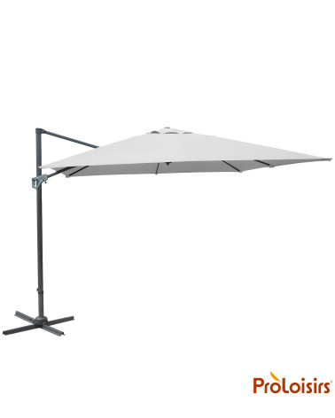 Parasol déporté NH 3x4 Coloris:Mât Grey / Toile Ecru  Eco-participation :Prix de vente comprenant l' éco-participation de 0,14 €