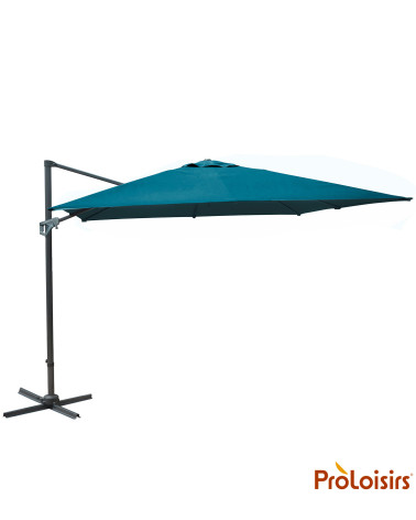 Parasol déporté NH 3x4 Coloris:Mât Grey / Toile Bleu  Eco-participation :Prix de vente comprenant l' éco-participation de 0,14 €