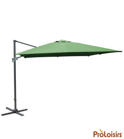 Parasol déporté NH 3x4 Coloris:Mât Grey / Toile Amande  Eco-participation :Prix de vente comprenant l' éco-participation de 0,14