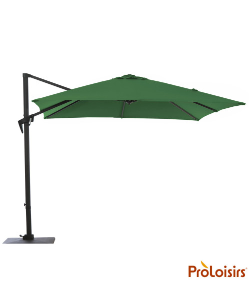 Parasol déporté ROMA 3x3 Coloris:Mât Grey / Toile Amande  Eco-participation :Prix de vente comprenant l' éco-participation de 0,