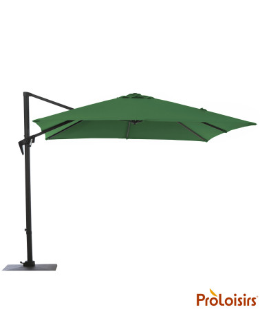 Parasol déporté ROMA 3x3 Coloris:Mât Grey / Toile Amande  Eco-participation :Prix de vente comprenant l' éco-participation de 0,