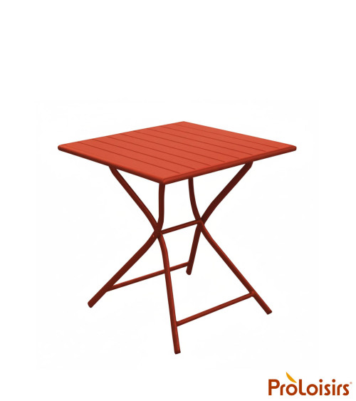 Table guéridon GLOBE 70 Coloris:Châssis Terra / Plateau Terra  Eco-participation :Prix de vente comprenant l' éco-participation 