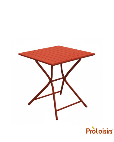 Table guéridon GLOBE 70 Coloris:Châssis Terra / Plateau Terra  Eco-participation :Prix de vente comprenant l' éco-participation 